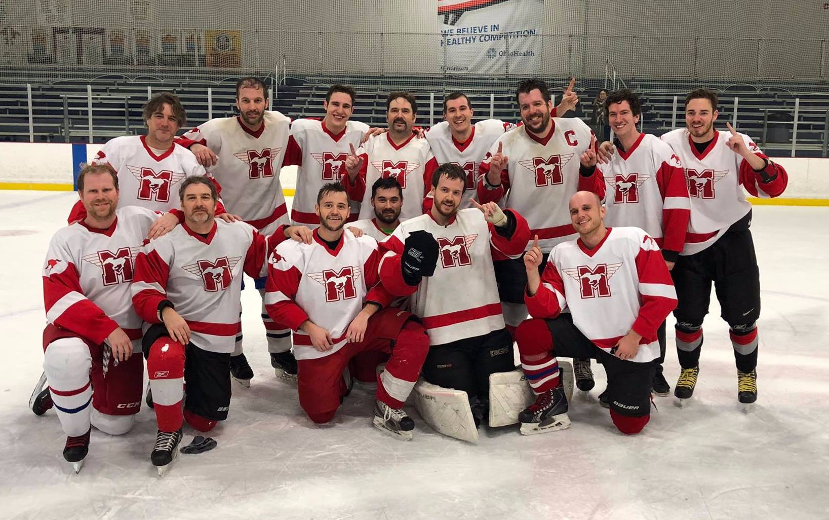 We won the CAHL D-East Championship!